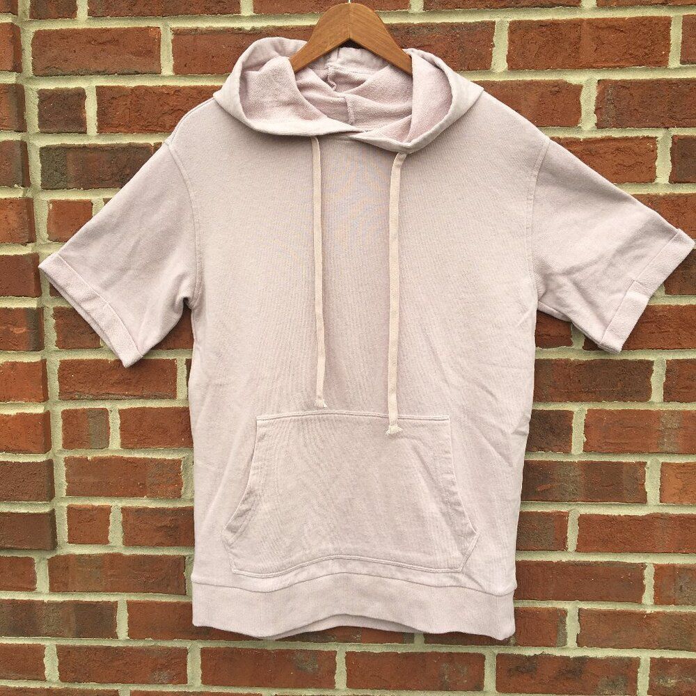 No Boundaries Hoodie Mens Small Pink Sweatshirt Kangaroo Pocket Athleisure Comfy